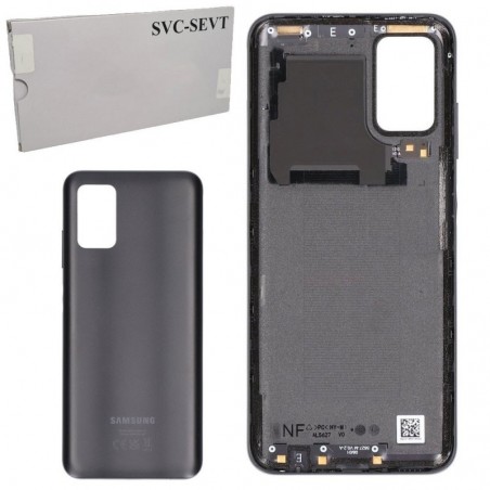 Foto di Samsung Back Cover Originale Service Pack per Galaxy A03S SM-A037G | Nero - Samsung