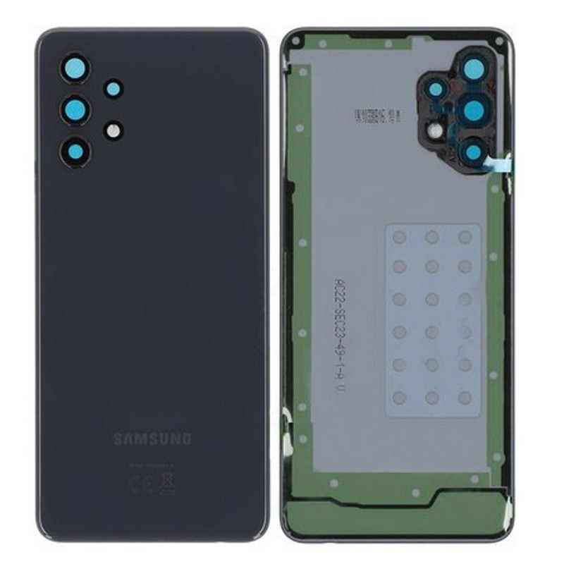 Samsung Back Cover Originale Service Pack per Galaxy A32 SM-A325F | Nero