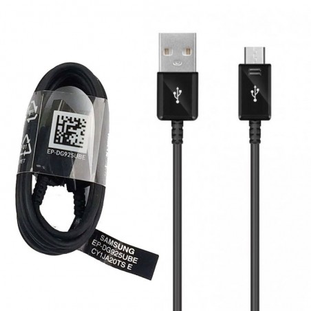 Product image Samsung Micro USB Cable 1.2mt EP-DG925UBE for Galaxy S6 Line Black | Bulk
