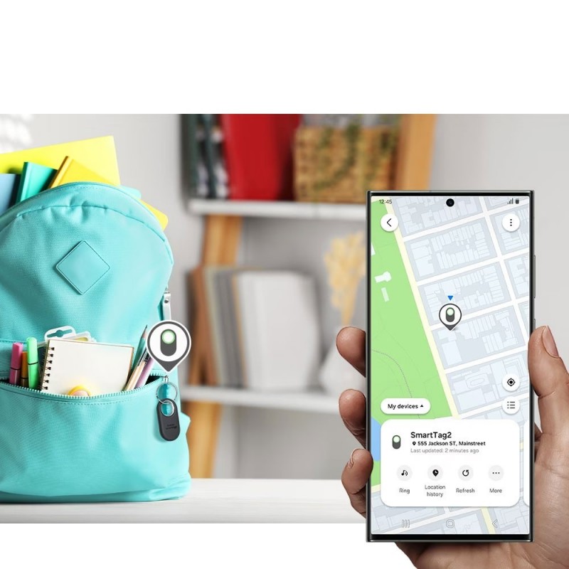 Samsung Galaxy SmartTag 2 EI-T5600BBEGEU tracker IP67 NFC Bluetooth | Nero
