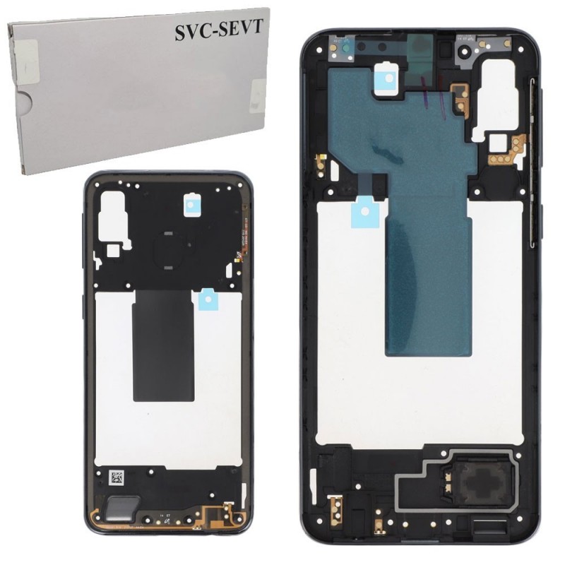 Samsung Middle Cover Originale Service Pack per Galaxy A40 SM-A405F | Nero