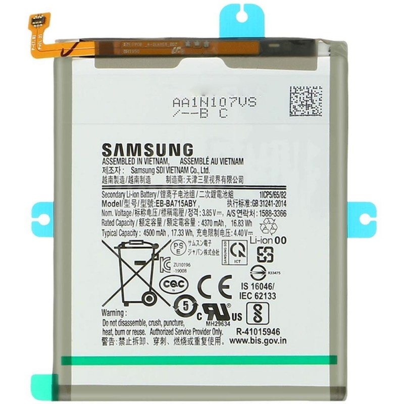 Samsung Original Battery Service Pack EB-BA715ABY for Galaxy A71 A715