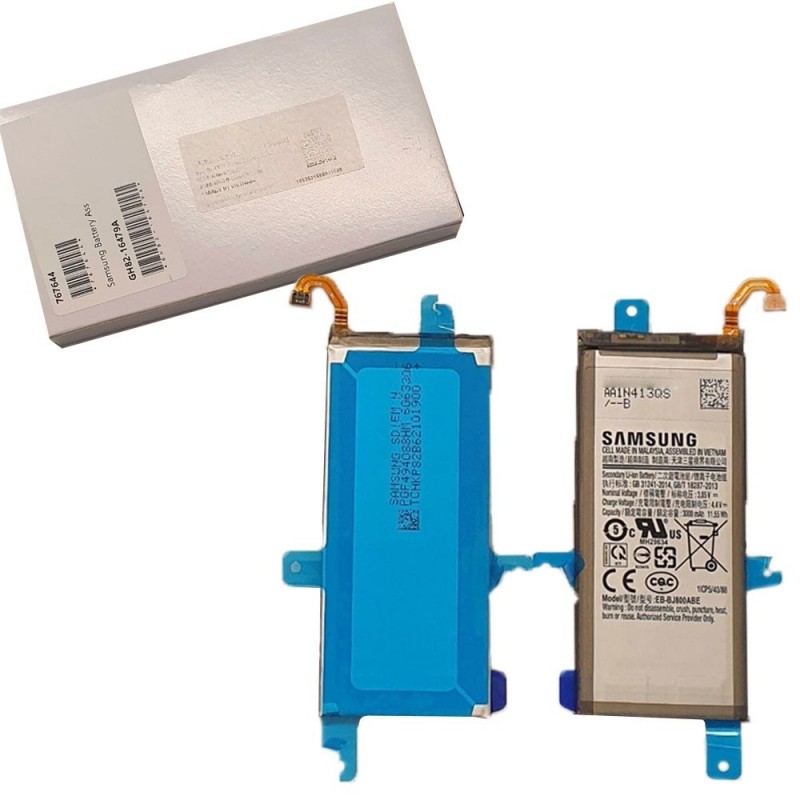 Samsung Service Pack Batteria EB-BJ800ABE Originale per Galaxy A6 A600 / J6 J600