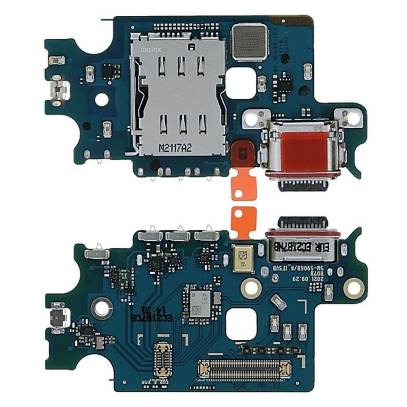 Samsung Service Pack Original Charging Connector | Charging Board For Galaxy S22+ PLUS 5G / S906B