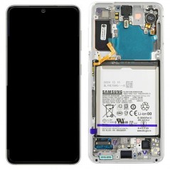 Compra Samsung Service Pack Display LCD Con Batteria Inclusa Per Galaxy G991 S21 5G | Bianco online