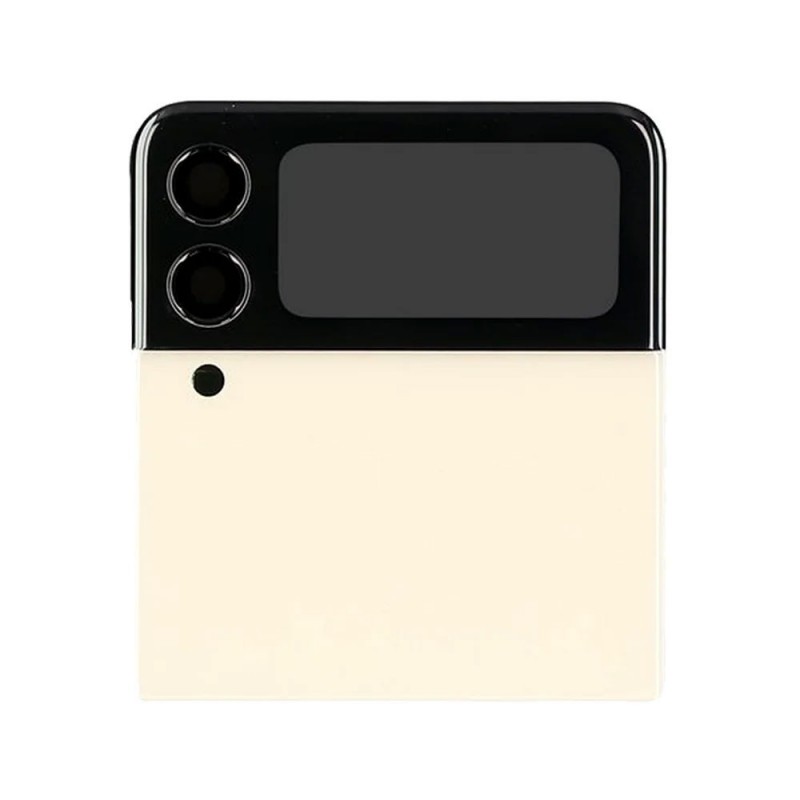 Samsung Service Pack Display LCD ORIGINALE Per Galaxy Z Flip 3 (Esterno) F711 Crema