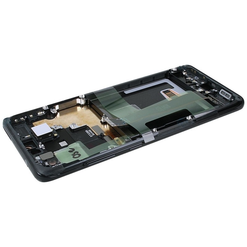 Samsung SERVICE PACK Display LCD ORIGINALE + Frame (SENZA CAMERA) Per Galaxy S20 ULTRA G988 | Cosmic Black NERO