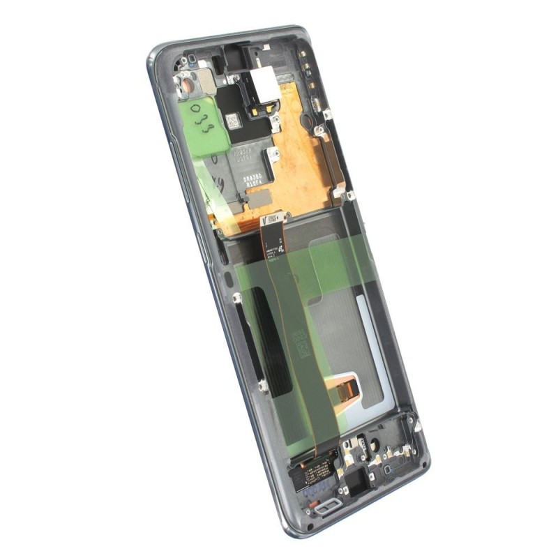 Samsung SERVICE PACK Display LCD ORIGINALE + Frame (SENZA CAMERA) Per Galaxy S20 ULTRA G988 | Cosmic Gray
