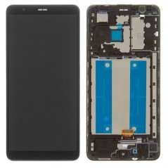 Samsung SERVICE PACK Display LCD ORIGINALE + Frame Per Galaxy A01 CORE SM-A013F | Nero