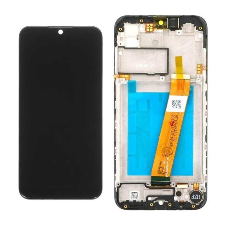Samsung Service Pack Original LCD Display + Frame For Galaxy A01 SM-A015F | Black