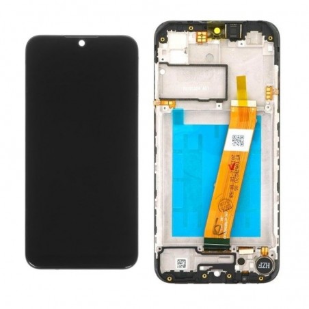 Samsung Service Pack Original LCD Display + Frame For Galaxy A01 SM-A015F | Black