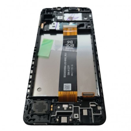  Samsung Service Pack Original LCD Display + Frame For Galaxy A12 2021 A127 - M12 M127 | FLAT BUOYS B6 A127F VERTICAL