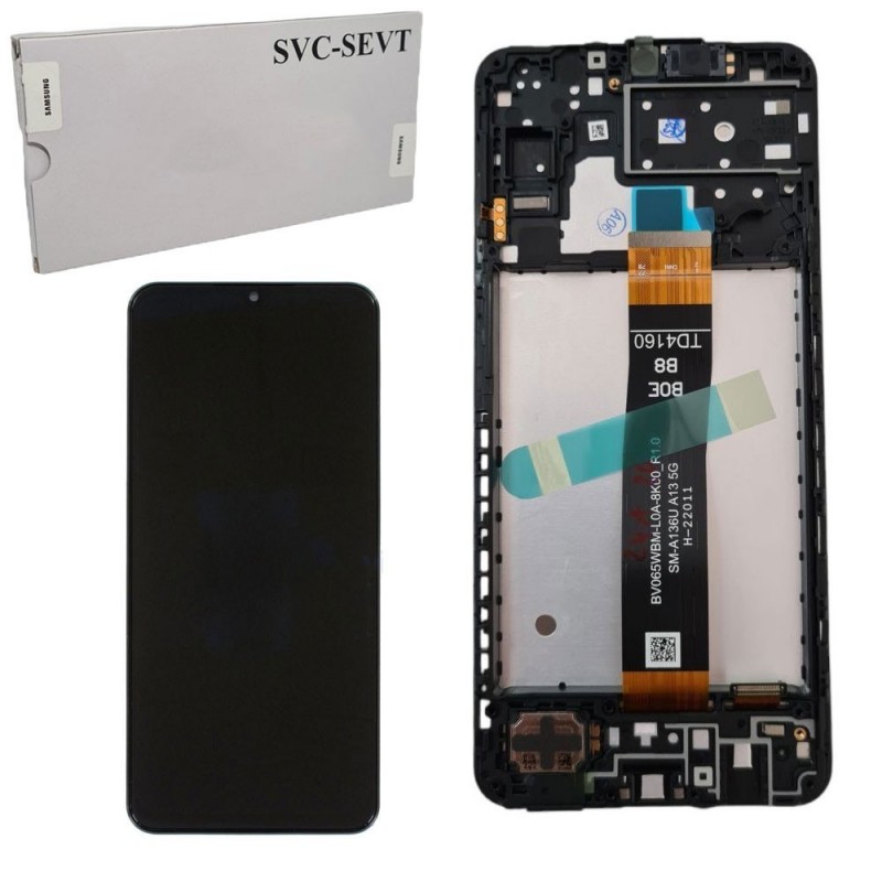 Samsung Service Pack Original LCD Display + Frame For Galaxy A13 5G A136 | FLAT BOE B8 SM-A136U R1.0 / 2.1