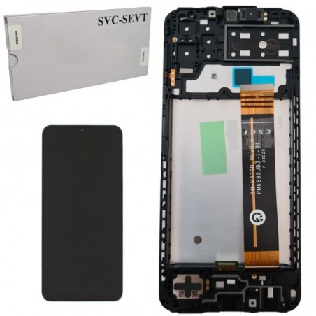 Scopri Samsung SERVICE PACK Display LCD ORIGINALE + Frame Per Galaxy A135 A13 4G | Flat M336 Rev0.5 Nero in dettaglio