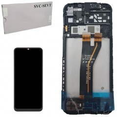 Samsung Samsung SERVICE PACK Display LCD ORIGINALE + Frame Per Galaxy M14 5G M146B | FLAT CSOT R0.2 for sale