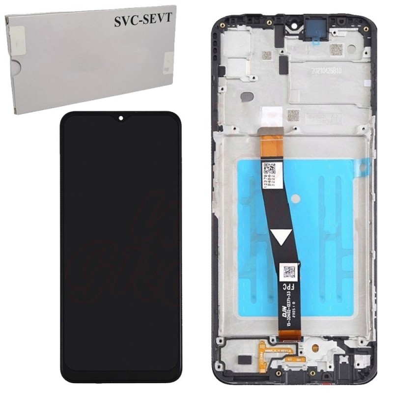 Samsung Service Pack Original LCD Display + Frame For Galaxy A226 A22 5G 2021 | Black
