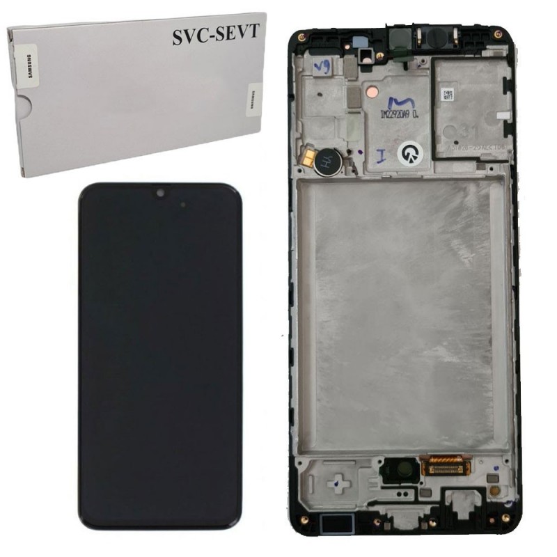 Samsung Service Pack Original LCD Display + Frame For Galaxy A315 A31 2020 | Black