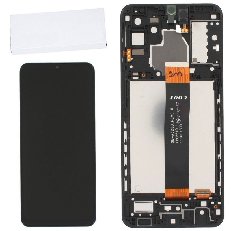 Samsung Service Pack Original LCD Display + Frame For Galaxy A32 5G SM-A326 | FLAT CDOT A326B REV0.0