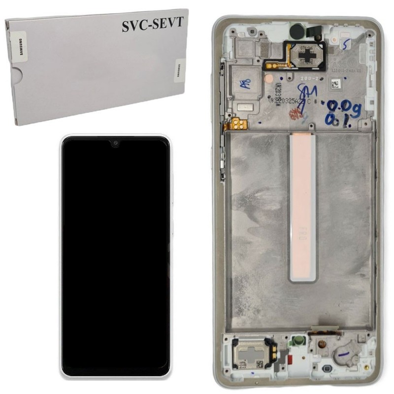 Samsung Service Pack Original LCD Display + Frame For Galaxy A336 A33 5G | White