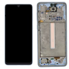 Samsung Service Pack Original LCD Display + Frame For Galaxy A336 A33 5G | Blue