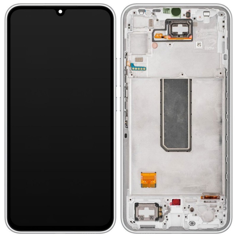 Samsung SERVICE PACK Display LCD ORIGINALE + Frame Per Galaxy A34 5G SM-A346 2023 | Silver