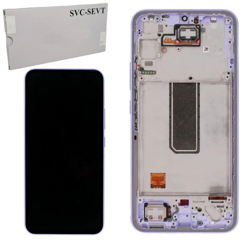 Samsung Service Pack Original LCD Display + Frame For Galaxy A34 5G SM-A346 2023 | Viola