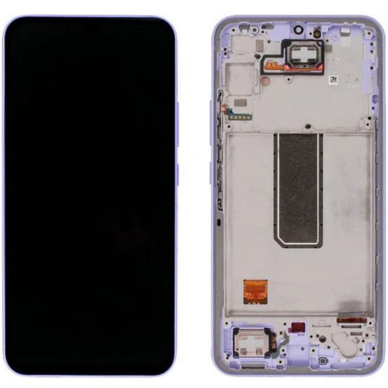 Samsung Service Pack Original LCD Display + Frame For Galaxy A34 5G SM-A346 2023 | Viola
