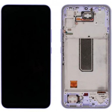Samsung Service Pack Original LCD Display + Frame For Galaxy A34 5G SM-A346 2023 | Viola