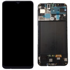 Samsung Service Pack Original LCD Display + Frame For Galaxy A505 A50 | Black
