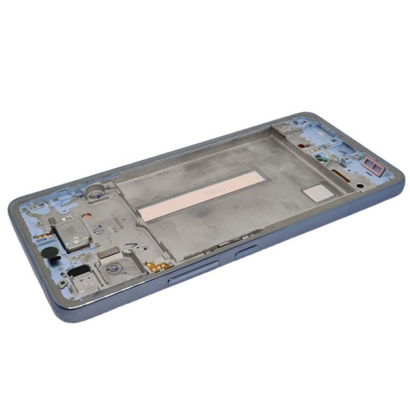 Samsung Service Pack Original LCD Display + Frame For Galaxy A536 A53 5G | Blue