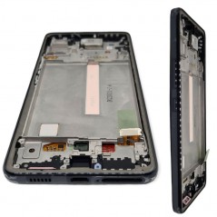 Foto di Samsung SERVICE PACK Display LCD ORIGINALE + Frame Per Galaxy A536 A53 5G | Nero - Samsung
