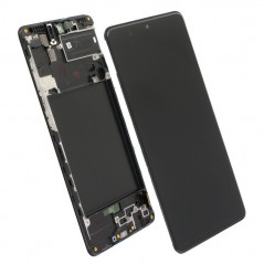 Scopri Samsung SERVICE PACK Display LCD ORIGINALE + Frame Per Galaxy A715 A71 | Nero in dettaglio