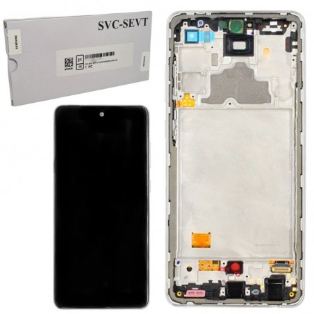 Photo of Samsung Service Pack Display LCD + Frame Per Galaxy A725 A72 - A726B A72 5G | Bianco - Samsung