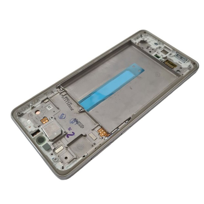 Samsung Service Pack Original LCD Display + Frame For Galaxy A73 5G SM-A736 | White