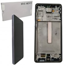Acquista Samsung SERVICE PACK Display LCD ORIGINALE + Frame Per Galaxy A73 5G SM-A736 | Nero in vendita
