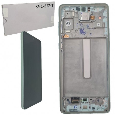 Samsung Samsung Service Pack Display LCD + Frame Per Galaxy A73 5G SM-A736 | Verde for sale