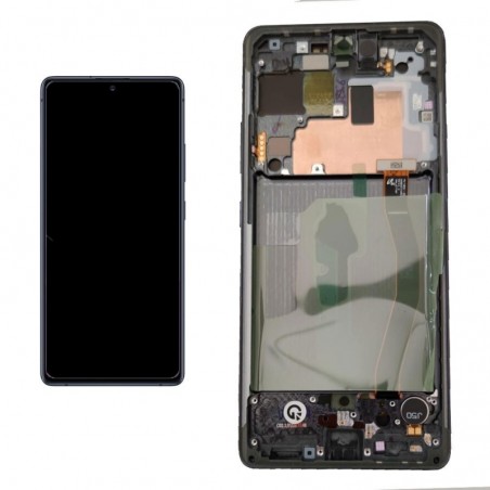 Acquista Samsung SERVICE PACK Display LCD ORIGINALE + Frame Per Galaxy G770 S10 LITE | Nero su Smartness