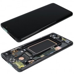Compra Samsung SERVICE PACK Display LCD ORIGINALE + Frame Per Galaxy G965 S9+ Plus | Nero online