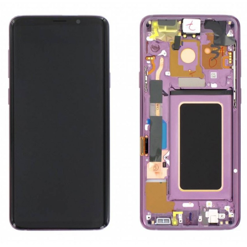 Samsung SERVICE PACK Display LCD ORIGINALE + Frame Per Galaxy G965 S9+ Plus | Viola Purple