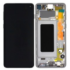 Product image Samsung Service Pack Lcd for Galaxy G973 S10 | Prism Silver White