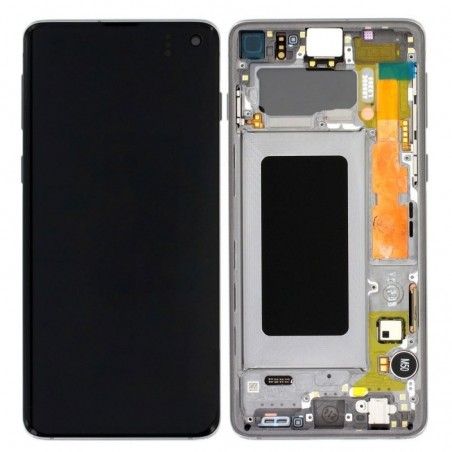 Product image Samsung Service Pack Lcd for Galaxy G973 S10 | Prism Silver White