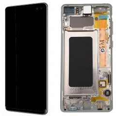 Samsung Samsung Service Pack Lcd for Galaxy G975 S10 + Plus Ceramic White White for sale