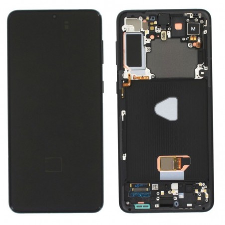 Acquista Samsung SERVICE PACK Display LCD ORIGINALE + Frame Per Galaxy G996 S21 Plus 5G | CON CAMERA | NERO in vendita
