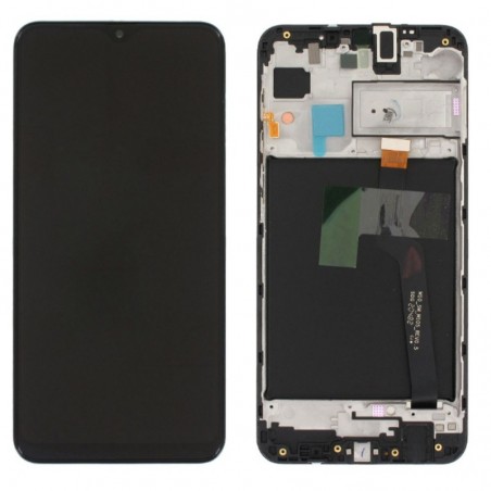 Samsung Service Pack Original LCD Display + Frame For Galaxy M105 M10 | Black