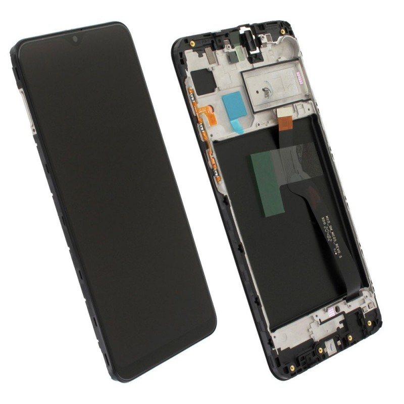 Samsung Service Pack Original LCD Display + Frame For Galaxy M105 M10 | Black