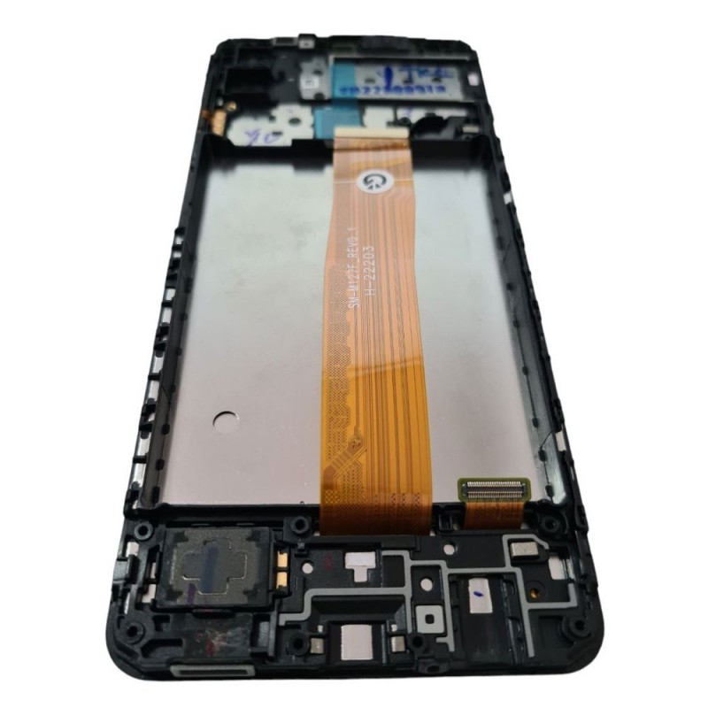 Samsung Service Pack Original LCD Display + Frame For Galaxy M12 2021 SM-M127 | FLAT M127