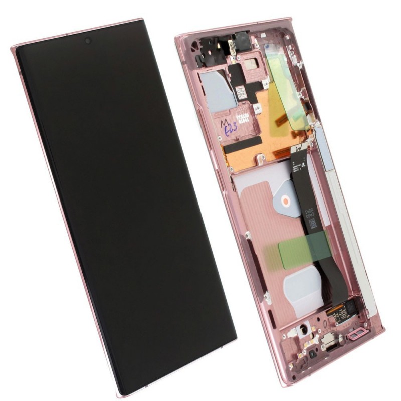 Samsung Service Pack Original LCD Display + Frame For Galaxy Note 20 Ultra 4G 5G SM-N986 N985 | Mystic Bronze
