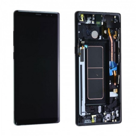 Samsung Service Pack Original LCD Display + Frame For Galaxy Note 8 N950 | Black