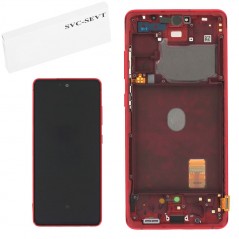 Product image Samsung Service Pack Lcd + Frame Per Galaxy S20 FE G780F | Cloud Red Rosso