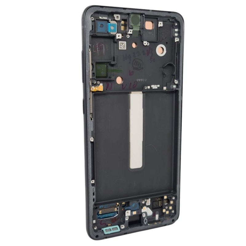 Samsung SERVICE PACK Display LCD ORIGINALE + Frame Per Galaxy S21 FE 5G G990B | Nero Gray